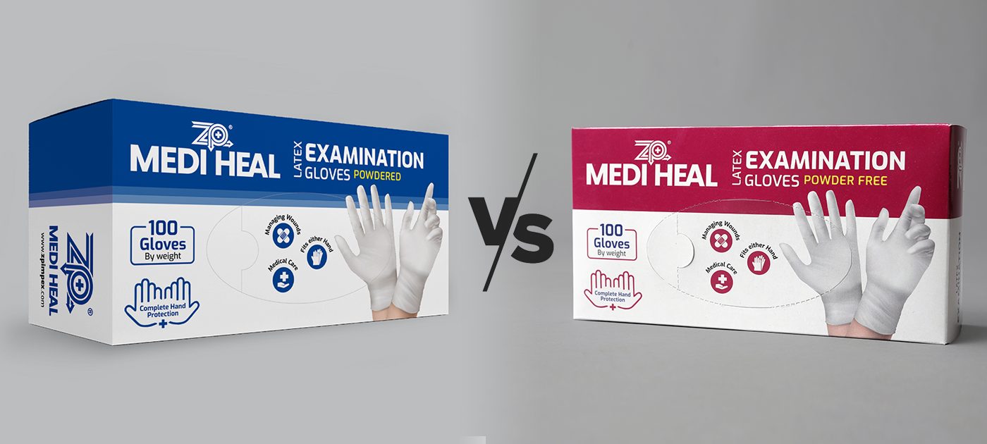 Latex Examination Gloves – Powdered v/s Powder free