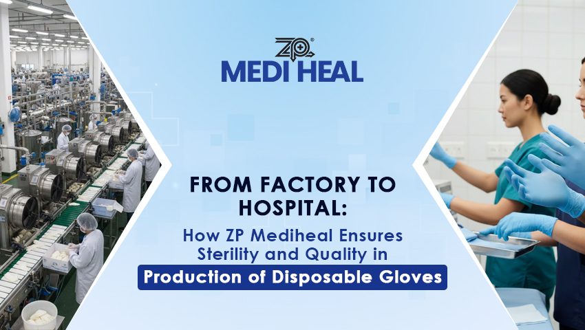 From Factory to Hospital: How ZP Mediheal Ensures Sterility and Quality in Production of Disposable Gloves