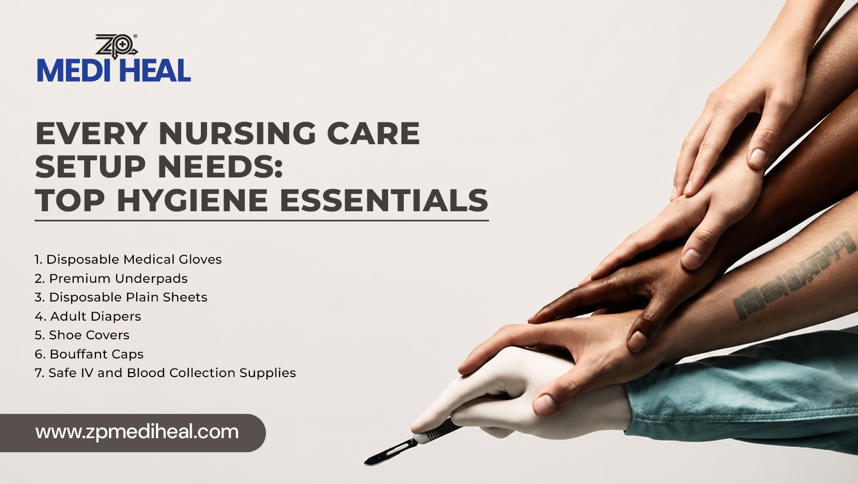 Every nursing care setup needs: Top hygiene essentials